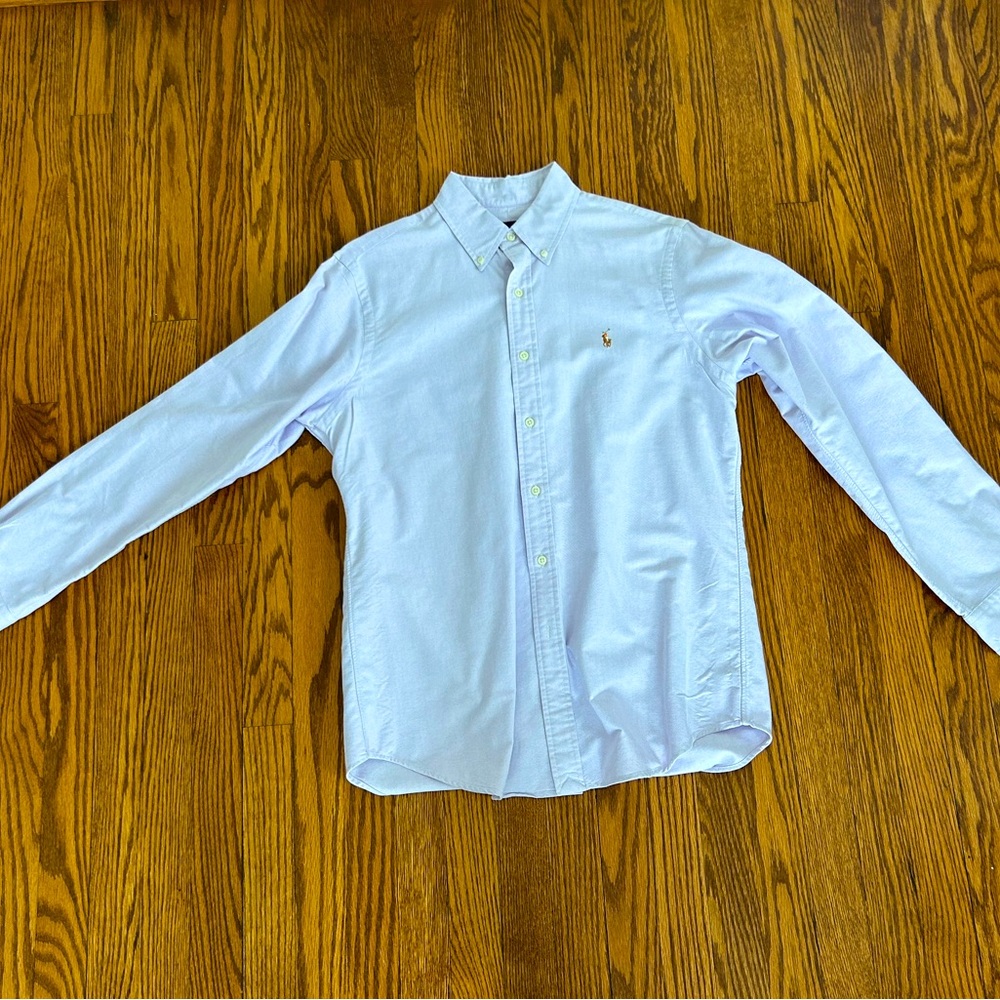 POLO RALPH LAUREN BLOE OXFORD BUTTON DOWN SHIRT, M